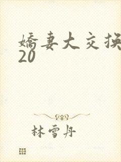 娇妻大交换1一20封面