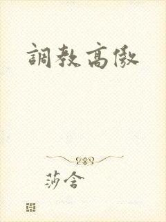 调教高傲