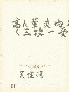 高h荤爽肉欲文〈三攻一受