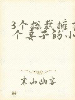 3个总裁拥有一个妻子的小说