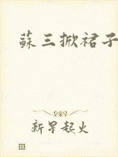 苏三掀裙子
