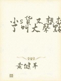 小s货又想挨c了叫大声点