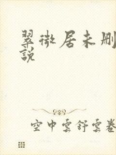 翠微居未删节小说