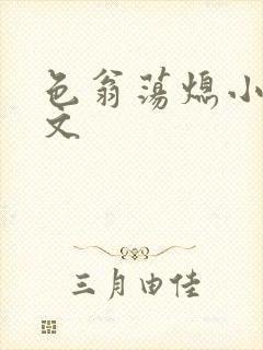 色翁荡熄小说全文