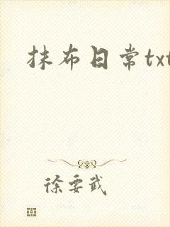 抹布日常txt