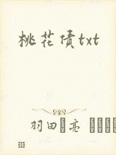 桃花债txt封面