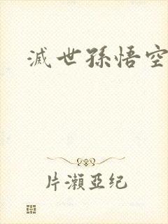 灭世孙悟空封面