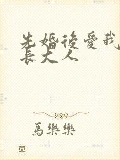 先婚后爱我的市长大人