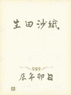 生田沙织封面