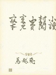 寂寞山村小说全本免费阅读