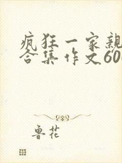 疯狂一家亲短篇合集作文600字封面