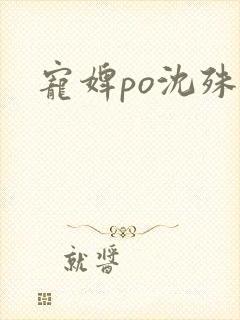 宠婢po沈殊辞封面