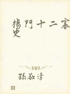杨门十二寡妇艳史封面