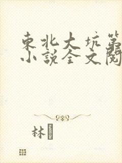 东北大坑第二部小说全文阅读
