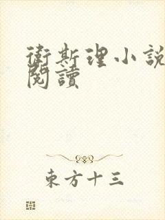 卫斯理小说在线阅读封面