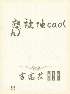 想被他cao(h)