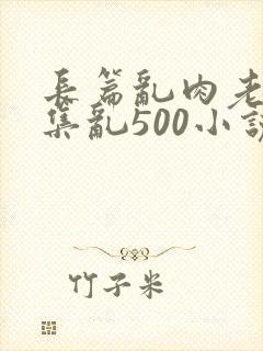 长篇乱肉老师合集乱500小说