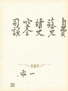 司空靖苏月汐小说全文免费阅读