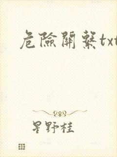 危险关系txt