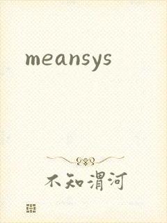 meansys封面