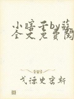 小瞎子by苏软全文免费阅读