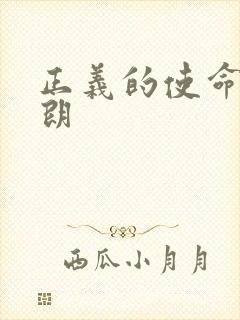 正义的使命厉元朗