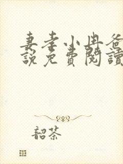 妻孝小冉爸爸小说免费阅读封面
