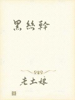 黑丝干
