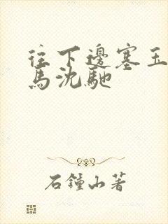 往下边塞玉器骑马沈驰