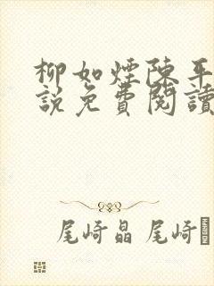 柳如烟陈平安小说免费阅读全文