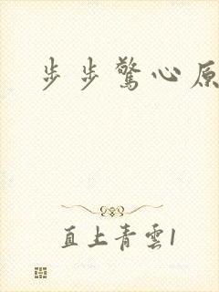 步步惊心原著