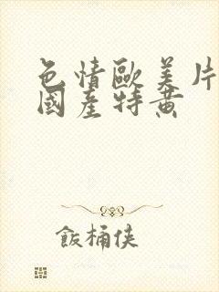 色情欧美片午夜国产特黄