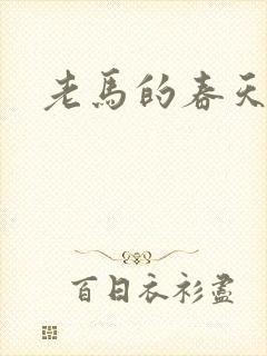老马的春天封面