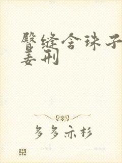 臀缝含珠子调教姜刑