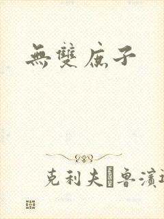无双庶子封面