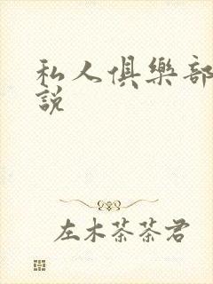 私人俱乐部 小说