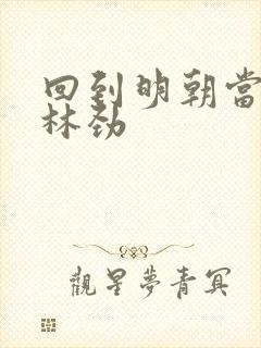 回到明朝当王爷林劲