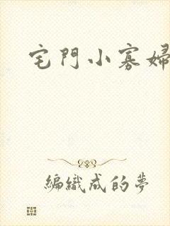 宅门小寡妇