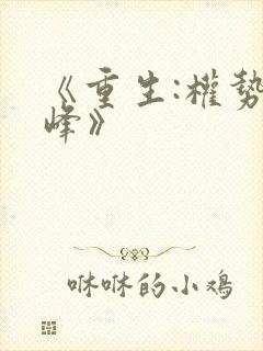 《重生:权势巅峰》