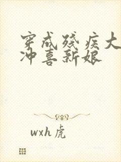 穿成残疾大佬的冲喜新娘封面
