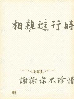 相亲进行时封面