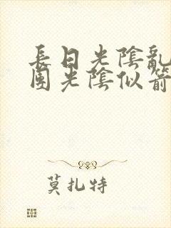 长日光阴乱作一团光阴似箭必读封面