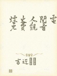 烟火人间电视剧免费观看