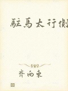 驻马太行侧