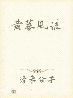 黄蓉风流封面