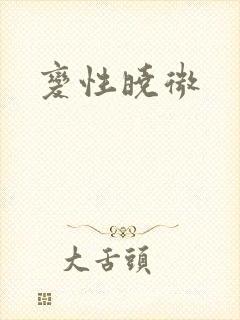 变性晓微封面