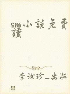 sm小说免费阅读