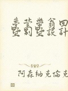 梦莹带翁回乡别墅别墅设计