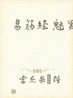 易筋经 魅男封面