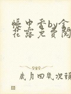 帐中香by金银花露免费阅读全文在线阅